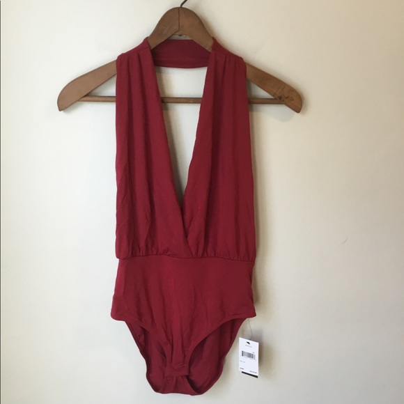 Joe's Jeans Tops - Joe’s Open Back Halter Bodysuit